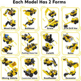 2021 Advent Calendar Robot Construction Vehicles Building Blocks