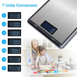 Food Kitchen Scale, Digital Grams and Ounces for Weight Loss, Baking, Cooking, Keto and Meal Prep,