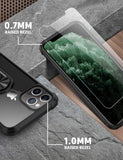 Amuoc iPhone 11 Pro Max Case,[ Military Grade ] with [ Glass Screen Protector] 15ft. Drop Tested Protective Case | Kickstand | Compatible with Apple iPhone 11 Pro Max 6.5 Inch -Black