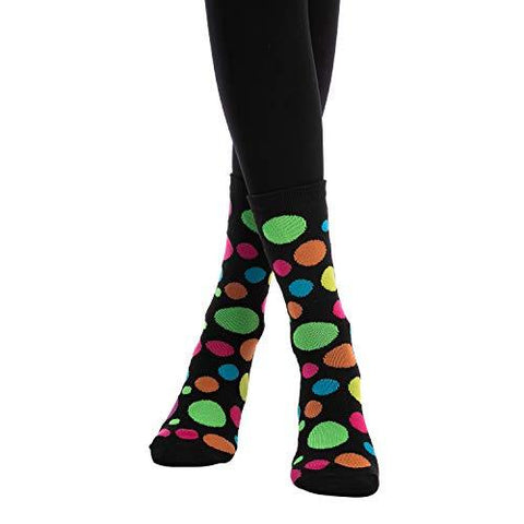 12 Pairs Paint Splash Patterned Crew Socks