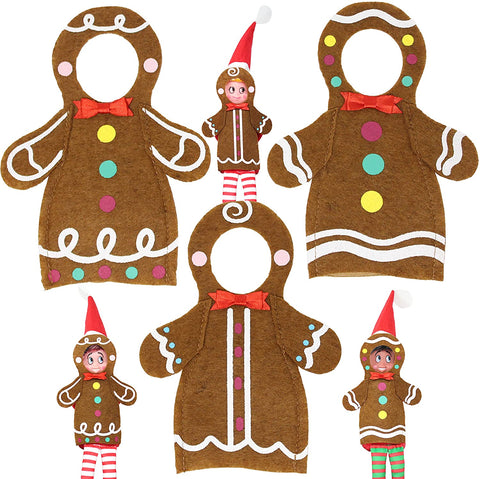 Joyin  Santa Couture Gingerbread Set for Elf Doll, 3 Pack