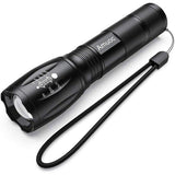 Flashlights, LED Tactical Flashlight S1000 - High Lumen, 5 Modes, Zoomable, Water Resistant, Handheld Light