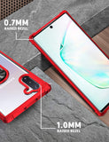 Amuoc Samsung Galaxy Note 10 Case, [ Military Grade ] 15ft. Drop Tested Protective Case | Kickstand | Compatible with Samsung Galaxy Note 10 / Note 10 5G Case -Red