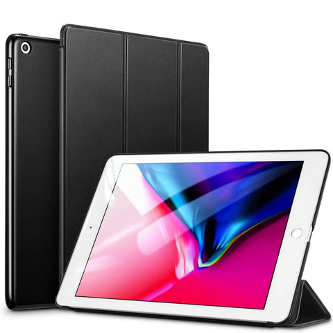 Wewdigi Trifold Smart Case for iPad 9.7 2018/2017 [A1822, A1823,A1893,A1954](Not for iPad 10.2), Lightweight Cover with Auto Sleep/Wake, Hard Back Cover for iPad 5th/6th Gen, Black