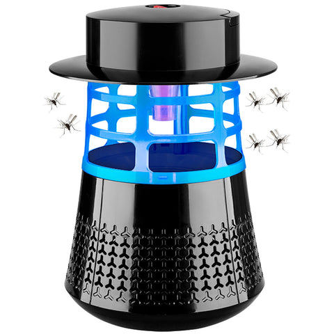 Musment Bug Zapper Black and Blue Light Bulb Electronic Insect Killer