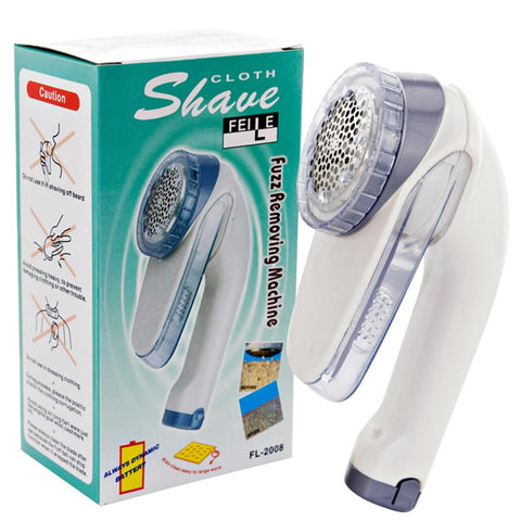 Fabric Shaver and Lint Remover,Remove Clothes Fuzz, Lint Balls, Pills, Bobbles,Sweater Defuzzer with 3 Stainless Steel Blades, White