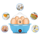Aqwzh Rapid Egg Cooker Electric for Hard Boiled, Poached, Scrambled Eggs, Omelets, Steamed Vegetables, Seafood, Dumplings, 7 capacity, with Auto Shut Off Feature