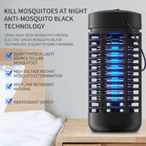 Camkey Bug Zapper, 4000V High Powered Black Hanging Electronic Insect Killer with 15W Mosquito Light Bulb