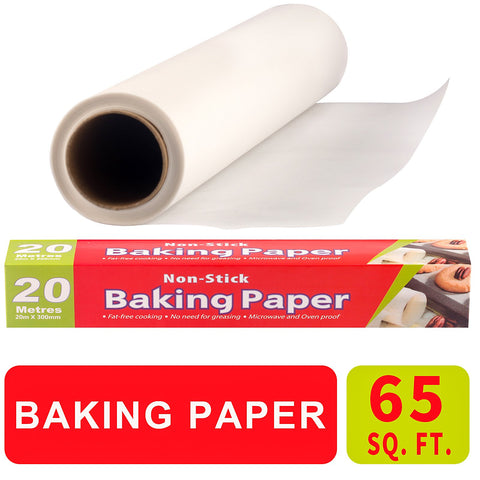 Kitchens Parchment Paper Roll, 12in x 66 ft, 65 Square Feet - Non-Stick Parchment Paper For Baking, Cooking, Grilling, Air Fryer and Steaming