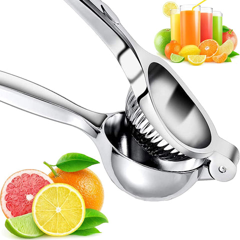 Premium Quality Metal Stainless Steel Lemon Squeezer, Manual Press Citrus Juicer, Lime Squeezer For Squeeze The Freshest Juice