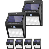 6 Pack Solar Lights Outdoor, 3 Modes/100LED Solar Security Lights Wireless IP65 Waterproof Solar Motion Lights Outdoor Solar Wall Lights Outdoor Lights for Front Door, Backyard, Garage, Deck\xe2\x80\xa6