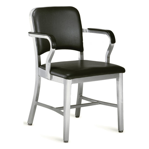 Navy Upholstered Armchair