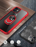 iPhone 11 Case, [ Military Grade ] with [ Glass Screen Protector] 15ft. Drop Tested Protective Case | Kickstand | Compatible with Apple iPhone 11 Case -Red