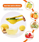 Premium Quality Metal Lemon Squeezer, Lime Juice Press, Manual Press Citrus Juicer For Squeeze The Freshest Juice