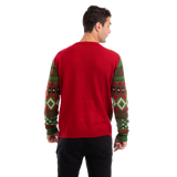 Dinosaur Ugly Sweater with Light Bulbs for Men
