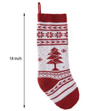 15" Knit Stockings, 4 Pack
