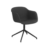 Fiber Upholstered Armchair - Swivel Base