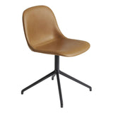 Fiber Upholstered Swivel Side Chair