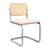 Cesca Armless Chair with Upholstered Seat
