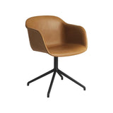 Fiber Upholstered Armchair - Swivel Base