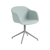Fiber Upholstered Armchair - Swivel Base
