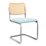 Cesca Armless Chair with Upholstered Seat