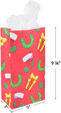 9.75" Holiday Goody Bags, 72 Pcs